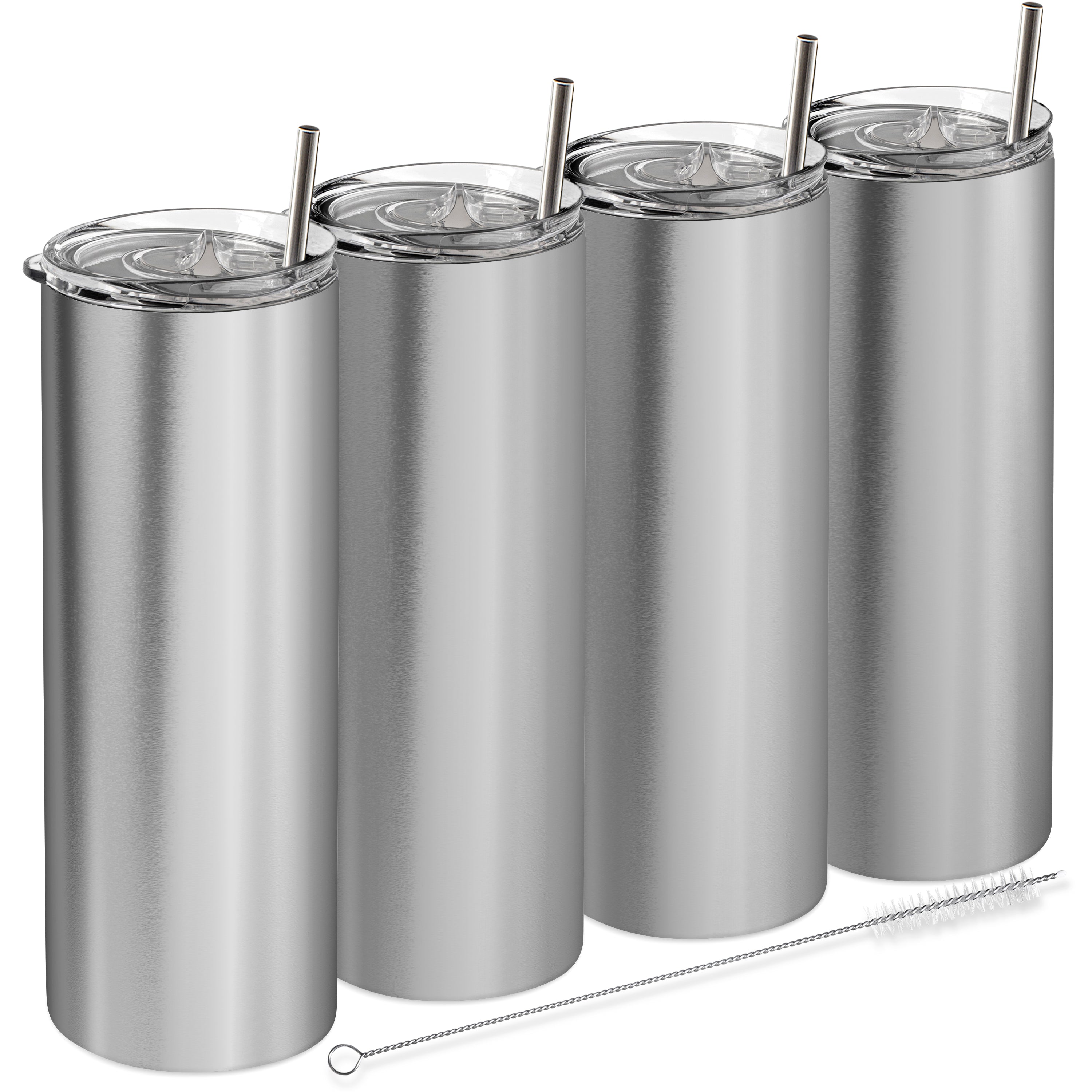 20oz Stainless Steel Skinny Skinny Tumblers Bulk With Lids And